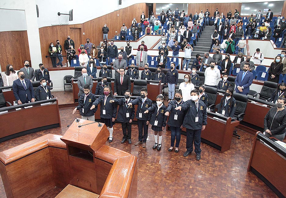 Congreso del Estado realizó el Parlamento de las Niñas y los Niños 2022