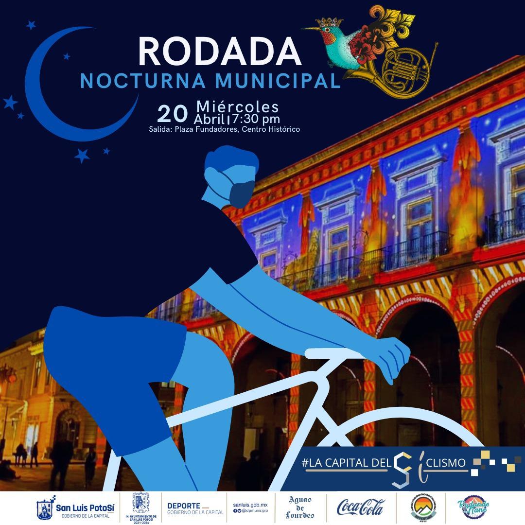 Sorpresas y una gran experiencia se vivirá en la Rodada Nocturna Municipal que se desarrollará este miércoles 20 de abril