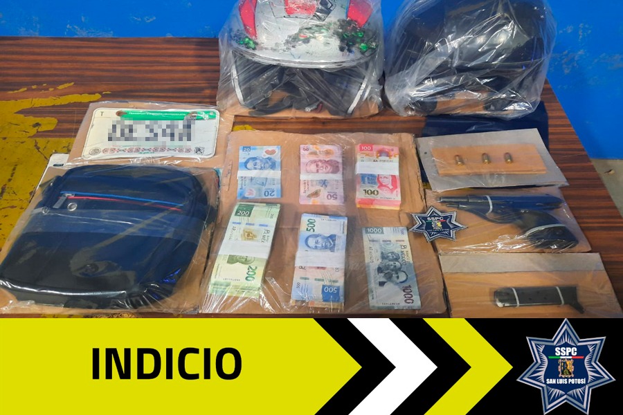 En una acción oportuna, SSPC asegura a dos hombres señalados por los delitos de robo con violencia y portación de arma prohibida