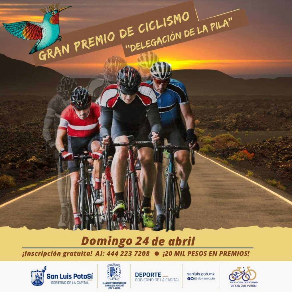 Cierran los eventos deportivos del Festival San Luis en Primavera con el Gran Premio de Ciclismo “Delegación La Pila”