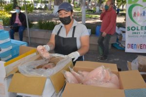 Dif municipal de Soledad reportó excelente respuesta al programa de venta de pescados y mariscos a bajo costo