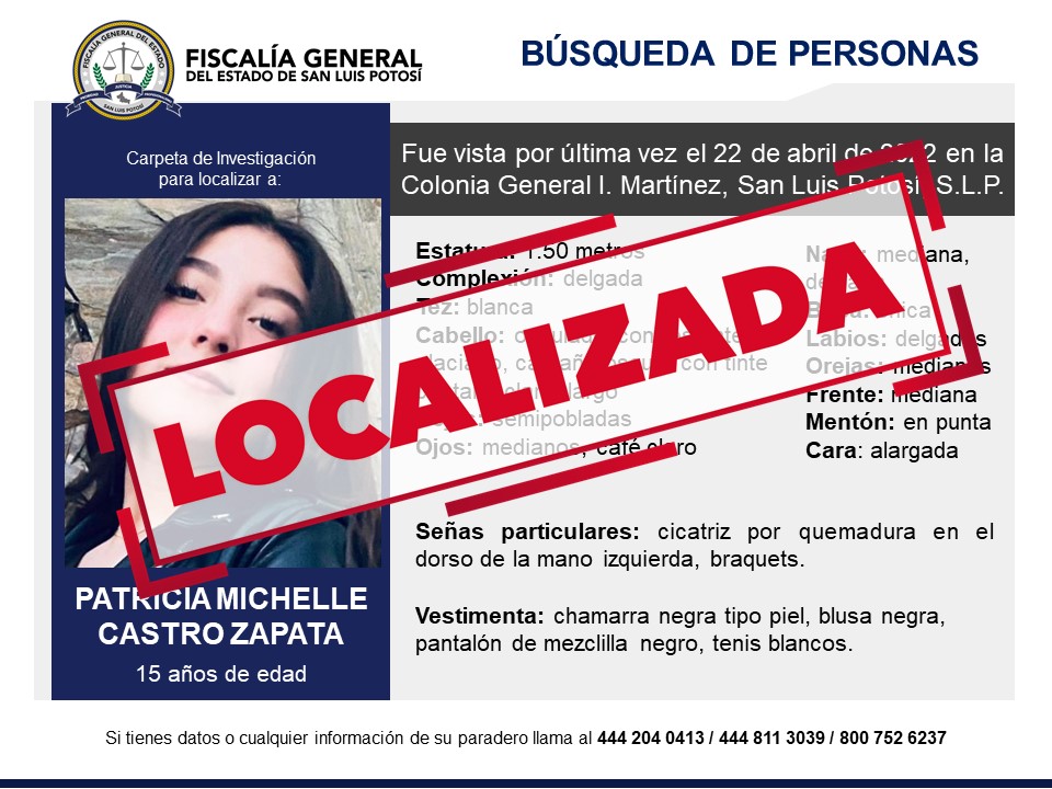 FISCALÍA UBICA A DOS MUJERES MENORES DE EDAD: SALIERON DE SUS CASAS SIN AVISAR QUE VISITARÍAN A PERSONAS CONOCIDAS