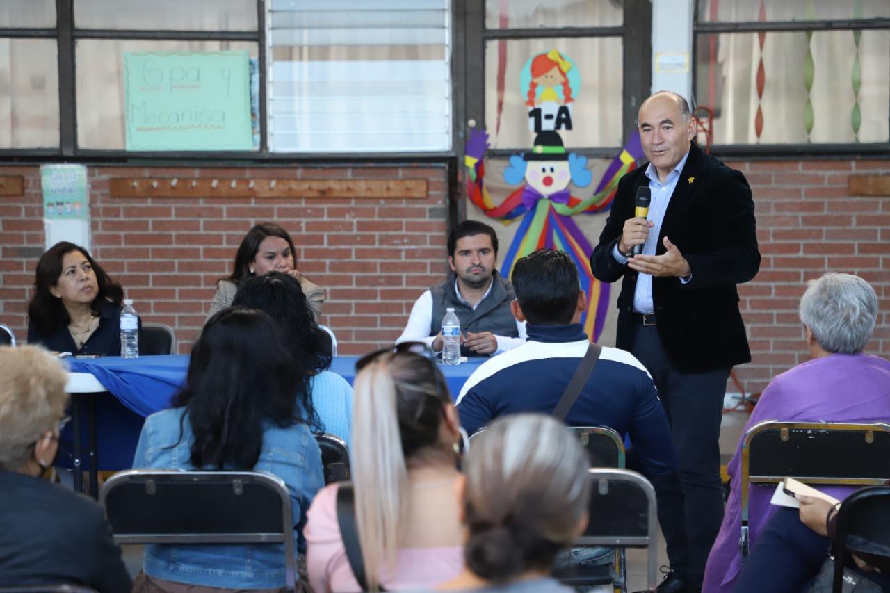 Enrique Galindo realizó la primera reunión de trabajo con presidentes y presidentas de Juntas de Participación Ciudadana