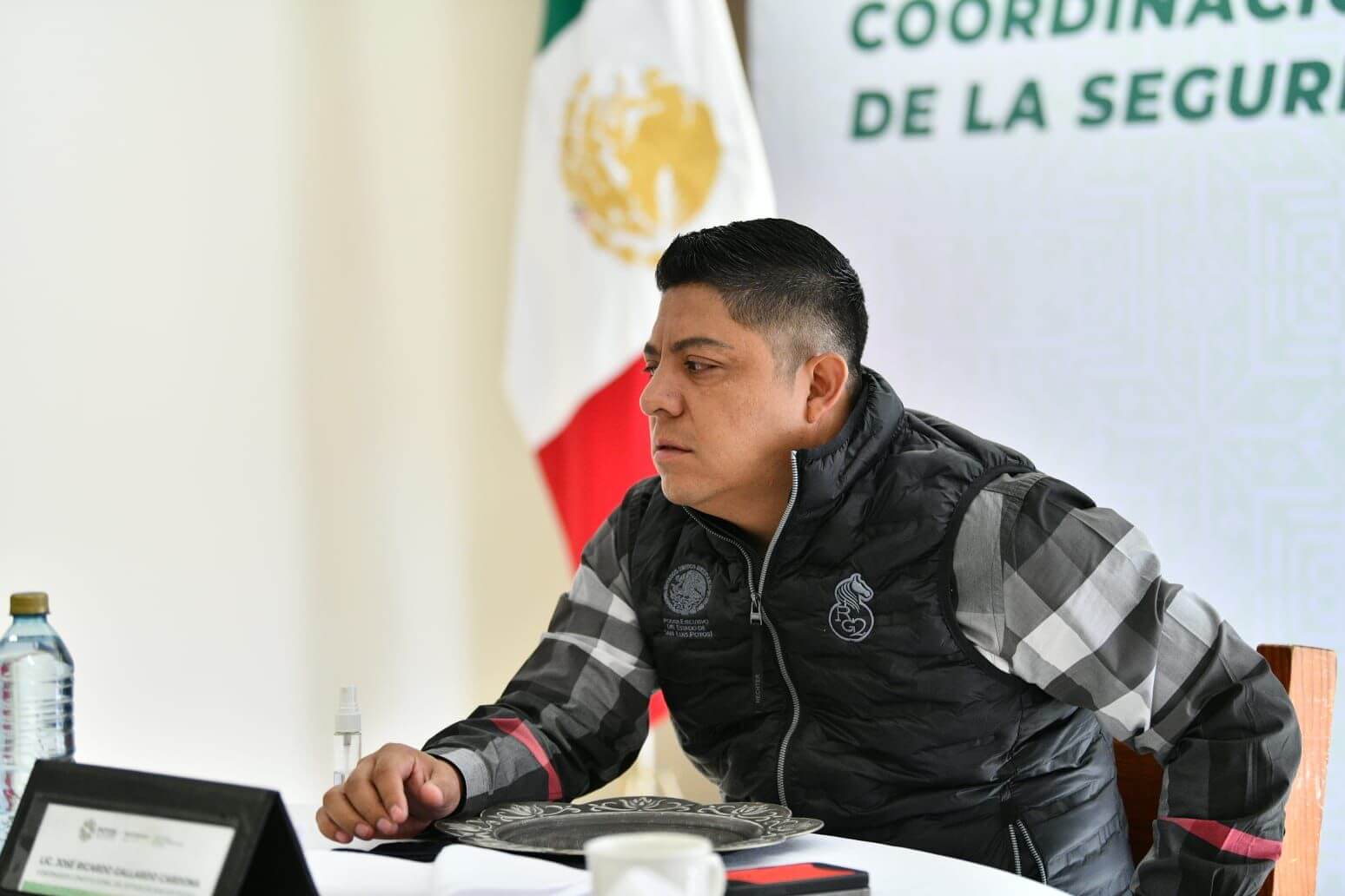 Encabeza el Gobernador del Estado la Mesa para la Construcción de la Paz y Seguridad en Matehuala.