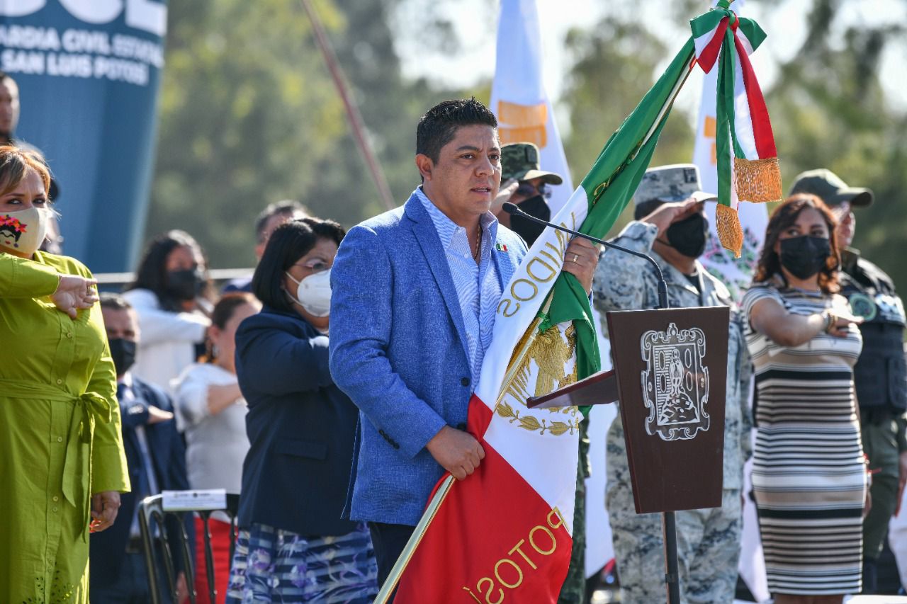 El Mandatario Estatal tomó protesta a las y los integrantes de los diferentes grupos de la Guardia Civil