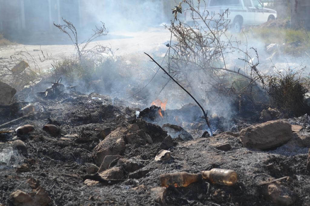 De acuerdo al funcionario este fin de semana se reportaron dos incendios, uno de estos en un terreno baldío ubicado en la calle de Acapulco