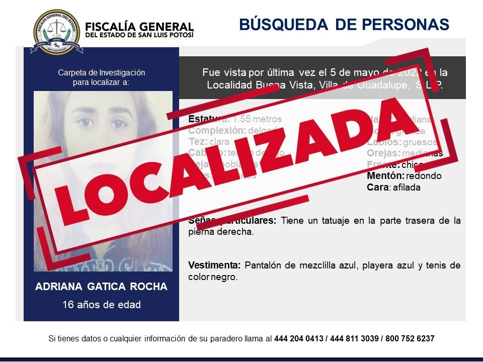 FGE localizó a cuatro mujeres menores de edad, quienes fueron reportadas para su búsqueda en diferentes días de mayo de 2022