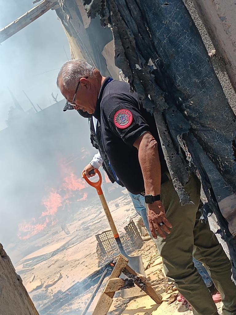 Protección Civil de Soledad mitiga incendio en domicilio de la cabecera municipal