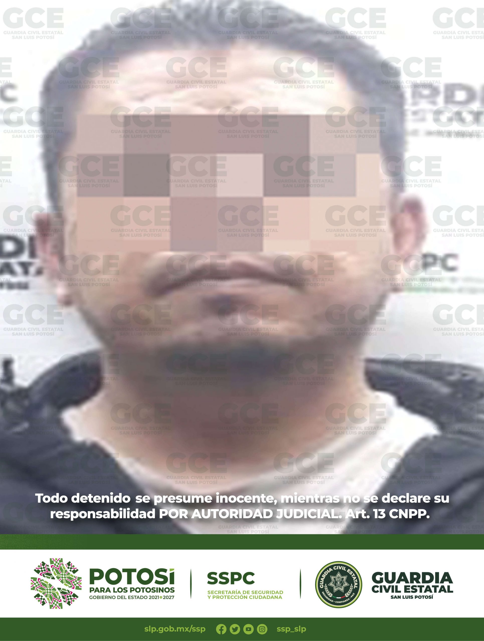 Policías de la Guardia Civil Estatal (GCE) detuvieron a un hombre por el presunto delito de amenazas.