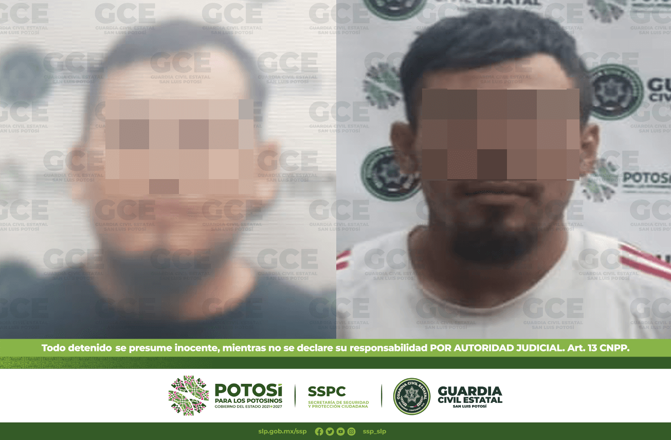 Aseguraron dos automotores, además realizaron la detención de tres hombres quienes presuntamente tripulaban dichos vehículos.