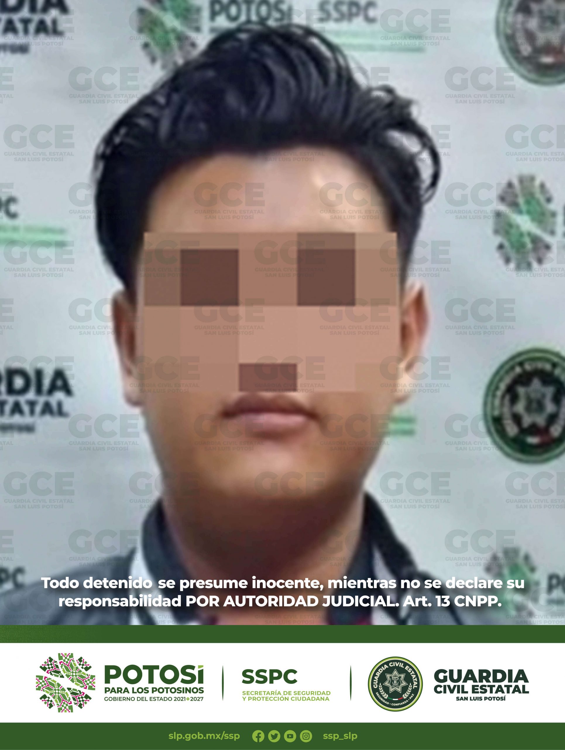 Oficiales de la Guardia Civil Estatal efectuaron la detención de un joven que fue descubierto en poder de un arma prohibida.