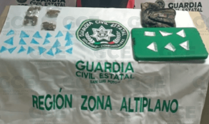 Policías de la Guardia Civil Estatal (GCE) detuvieron a un hombre por el presunto delito de posesión de 30 dosis de enervantes.