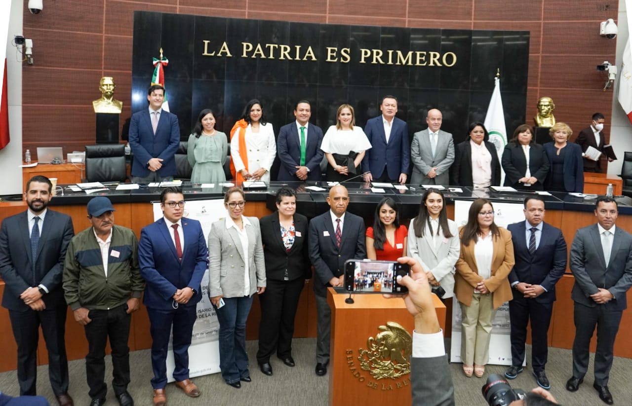 Congreso del Estado firmó convenio de colaboración con el Senado de la República