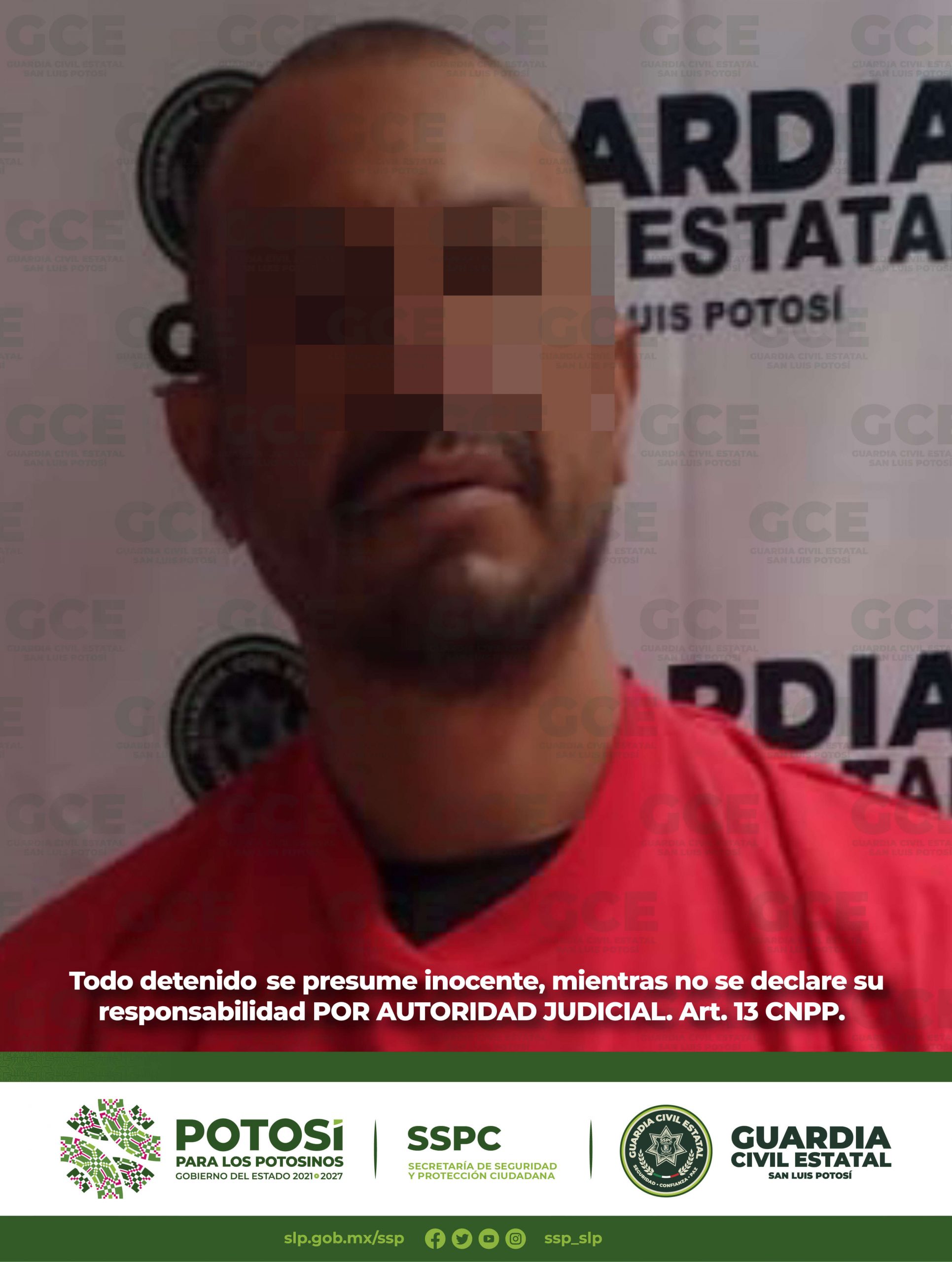 Detuvieron a un hombre por el presunto delito de violencia familiar tras ser señalado como presunto responsable de agredir a su esposa.