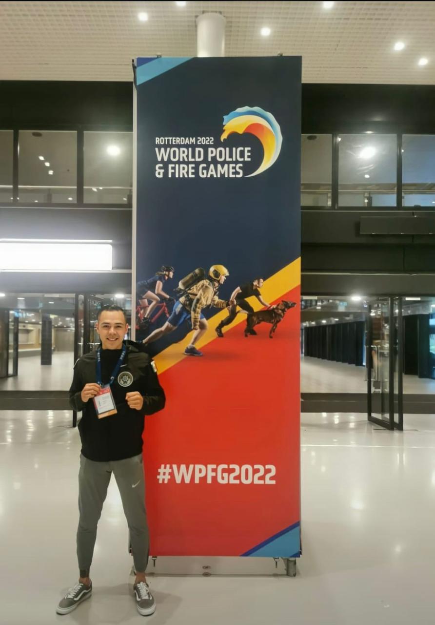 Omar Ezequiel Pineda Sánchez, quien forma parte de la GCE, representará a San Luis Potosí en los “World Police and Fire Games 2022”