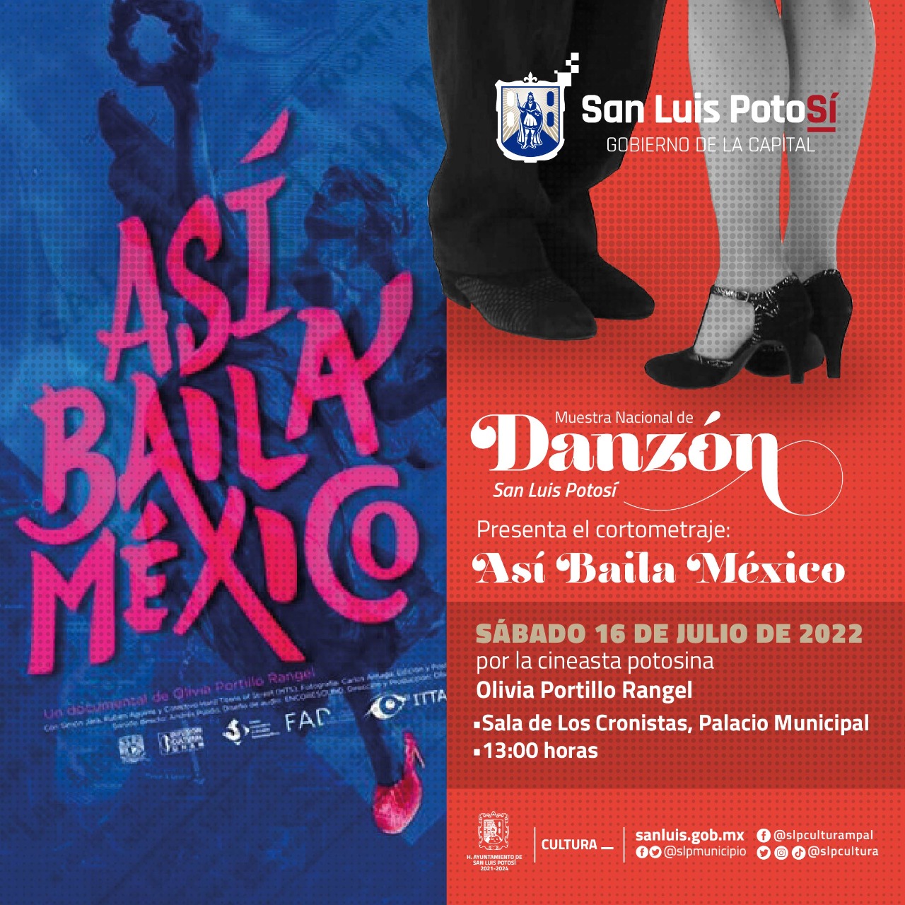 La egresada de la UASLP, presentará dentro de la actividades de la Muestra Nacional de Danzón su cortometraje: “Así baila México”.