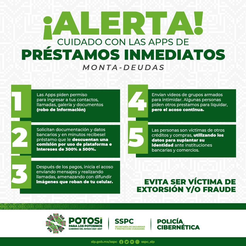 Policía cibernética alerta por aplicaciones fraudulentas de préstamos