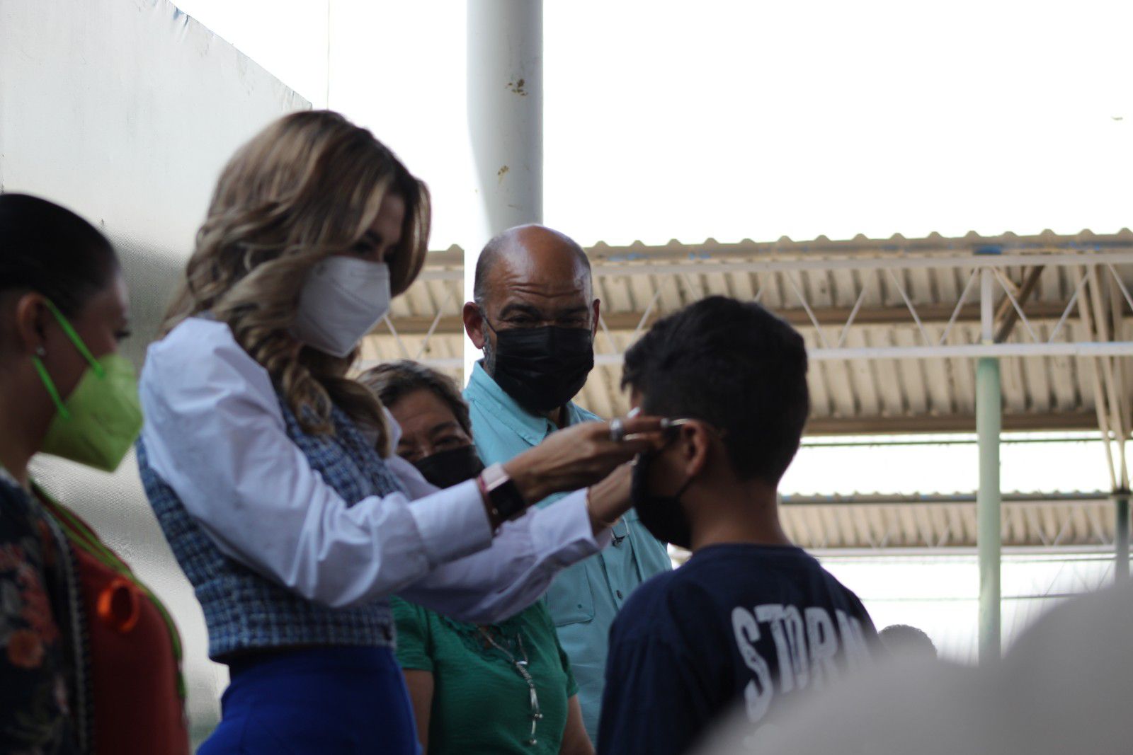 DIF entregó más de mil lentes gratuitos a niñas, niños y adolescentes en un evento organizado en la Feria Nacional Potosina (Fenapo)