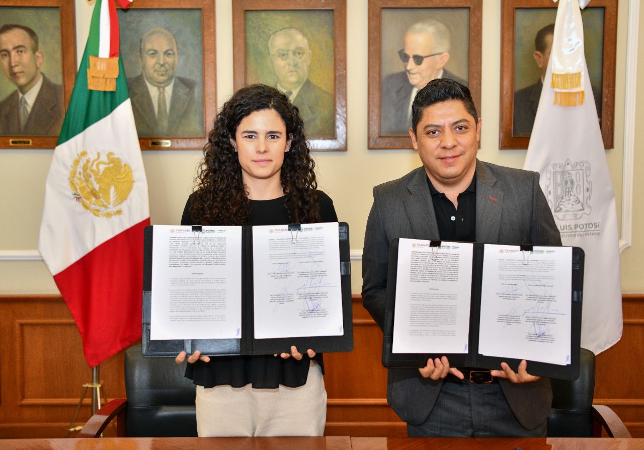 Reconoce el Gobierno de México a San Luis Potosí como ejemplo nacional por impulsar convenios en favor de las y los trabajadores