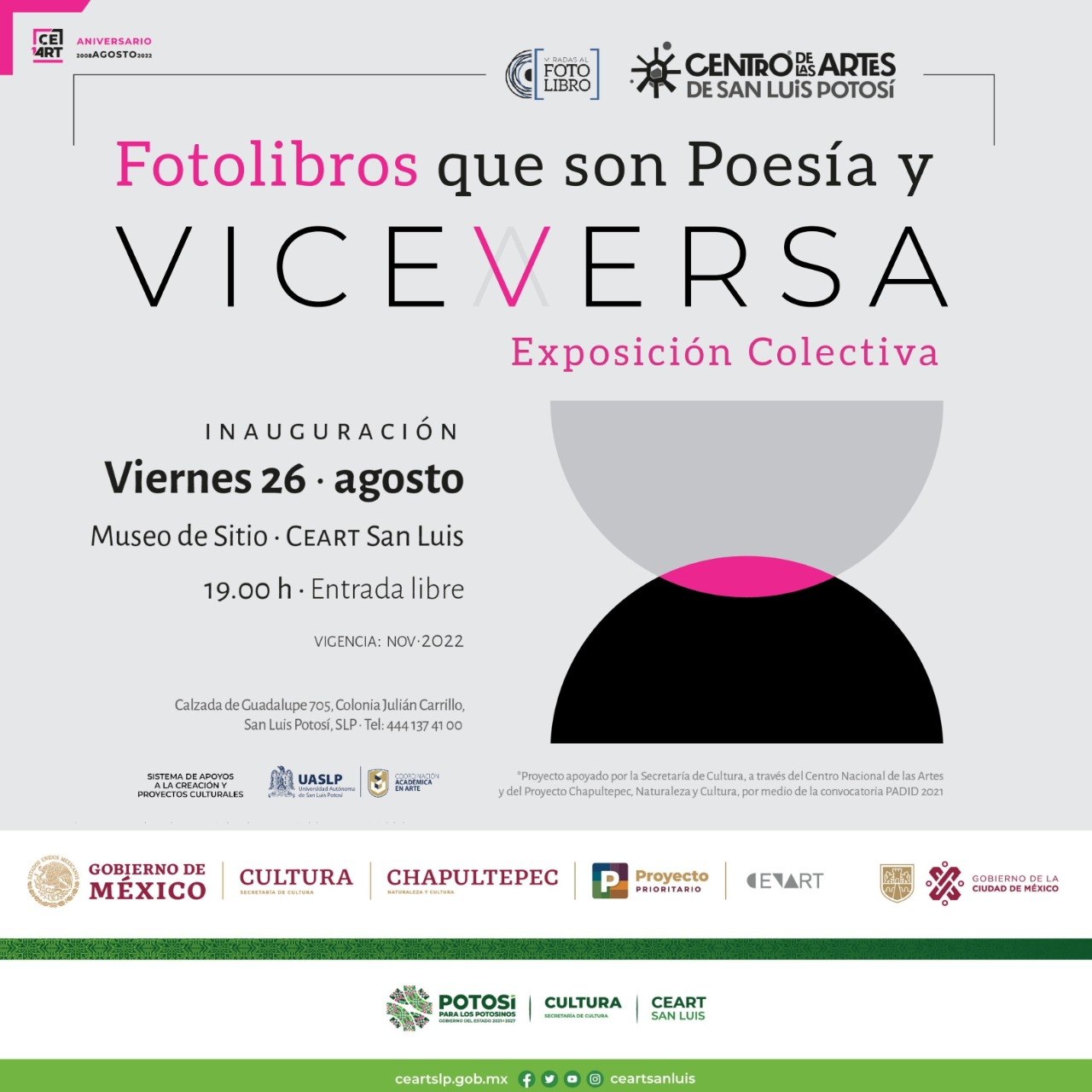 El Tercer Encuentro Miradas al Fotolibro 2022 inaugurará Exposición Colectiva en CEART
