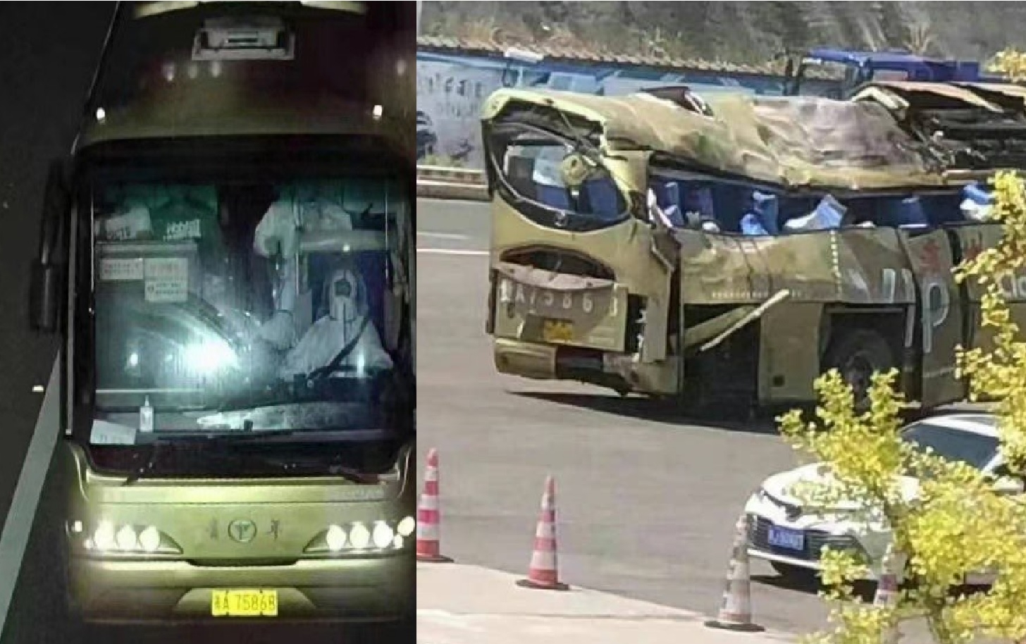Accidente de autobús en China deja 27 muertos