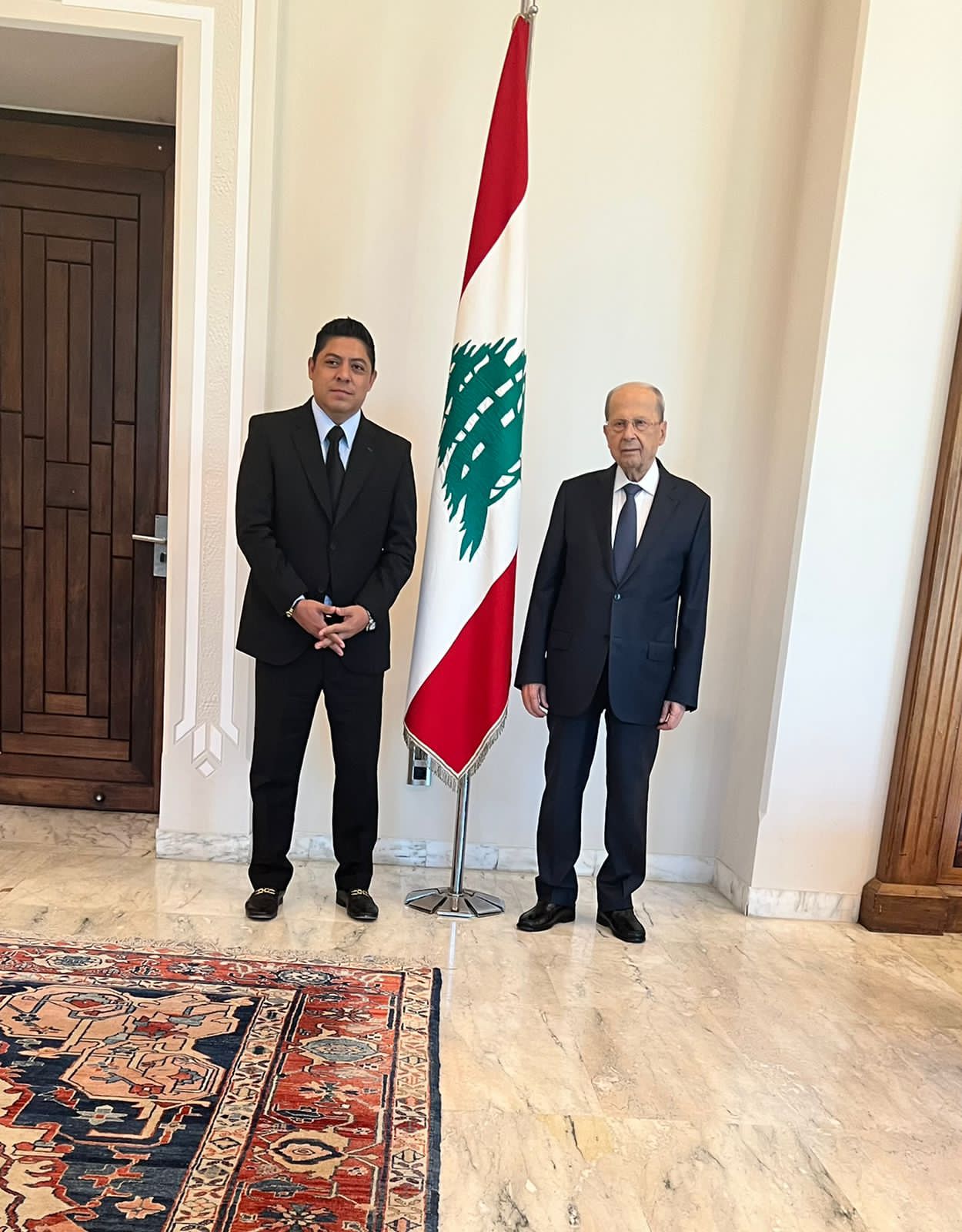 El Gobernador de San Luis Potosí, Ricardo Gallardo Cardona, se reunió con el Presidente de Líbano, General Michael Aoun