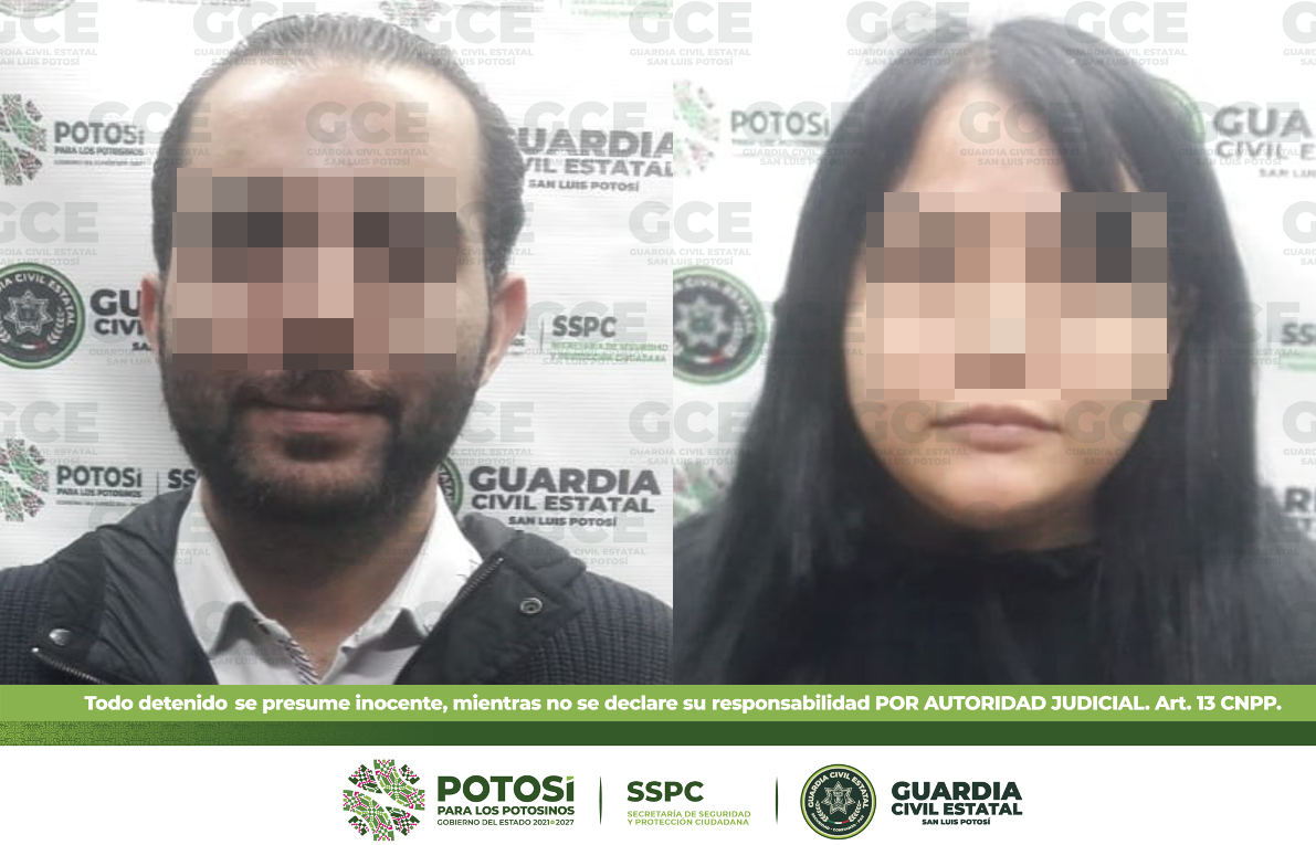 Un hombre y una mujer fueron detenidos por la Guardia Civil Estatal (GCE)  por presuntamente desacatar una medida cautelar.