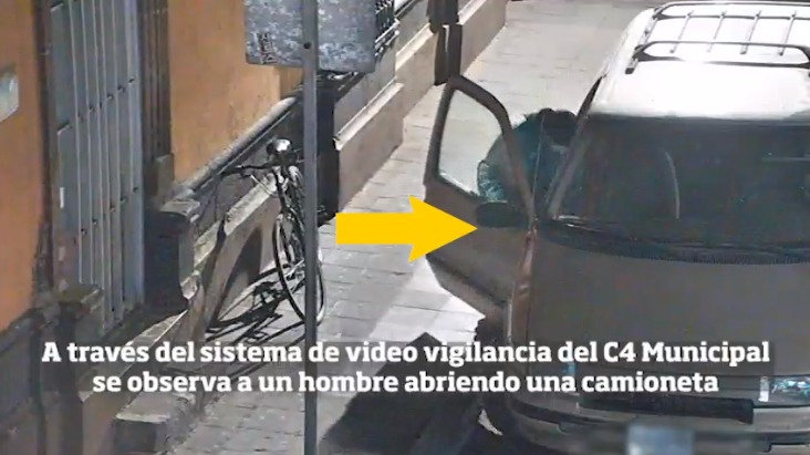 Fue a través del sistema de video vigilancia del C4 Municipal que se detectó a un hombre caminando con una bicicleta