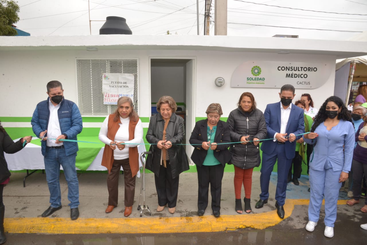 Inaugura Leonor Noyola consultorio médico gratuito en la colonia Cactus