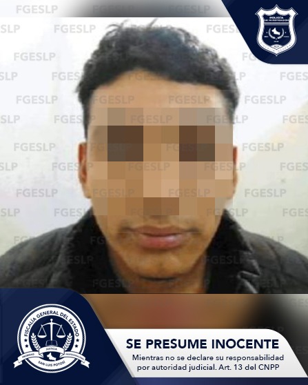 AGENTES DE FGE CUMPLIMENTAN UNA ORDEN DE APREHENSIÓN POR ROBO EN SLP