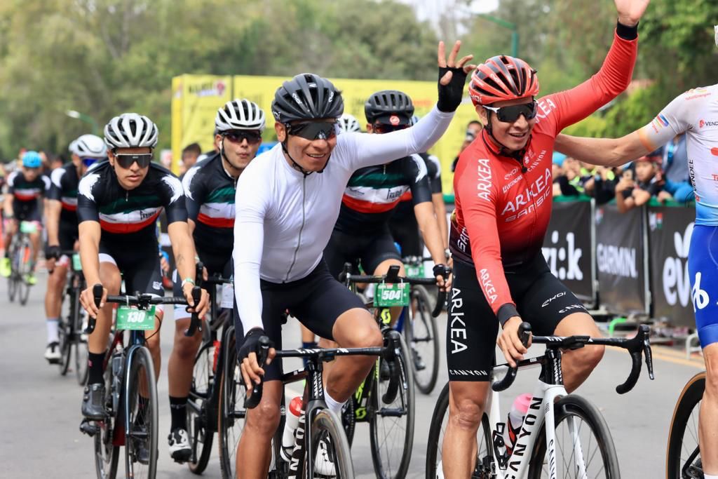 Nairo Quintana y Raúl Alcalá confirman que ha sido un éxito el Gran Fondo San Luis Potosí