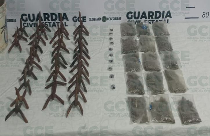 Guardia Civil asegura vehículo con droga y ponchallantas en Ciudad del Maíz