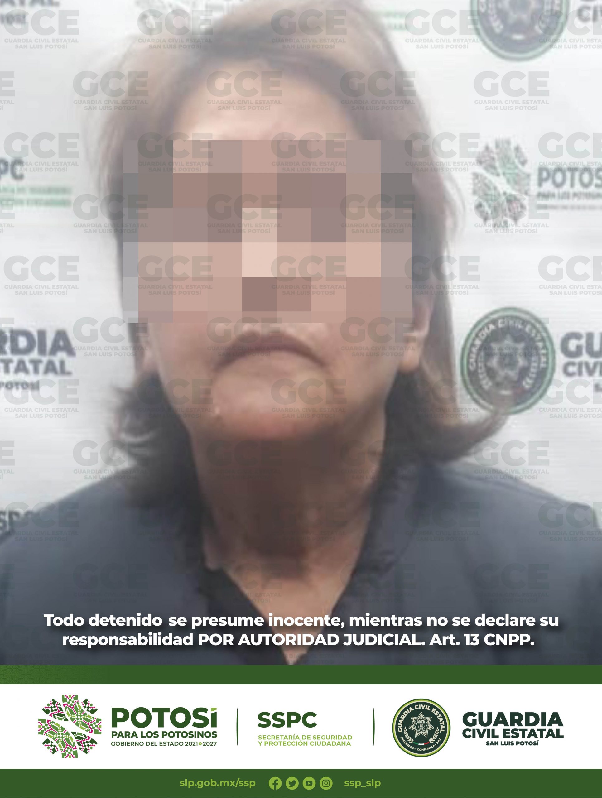 Elementos de la Guardia Civil Estatal (GCE) detuvieron a un hombre y una mujer por el presunto delito de robo a comercio.