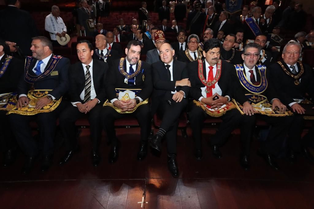 Se inauguró el 132 Consejo Nacional de las Grandes Logias Regulares de los Estados Unidos Mexicanos, en el Teatro de la Paz