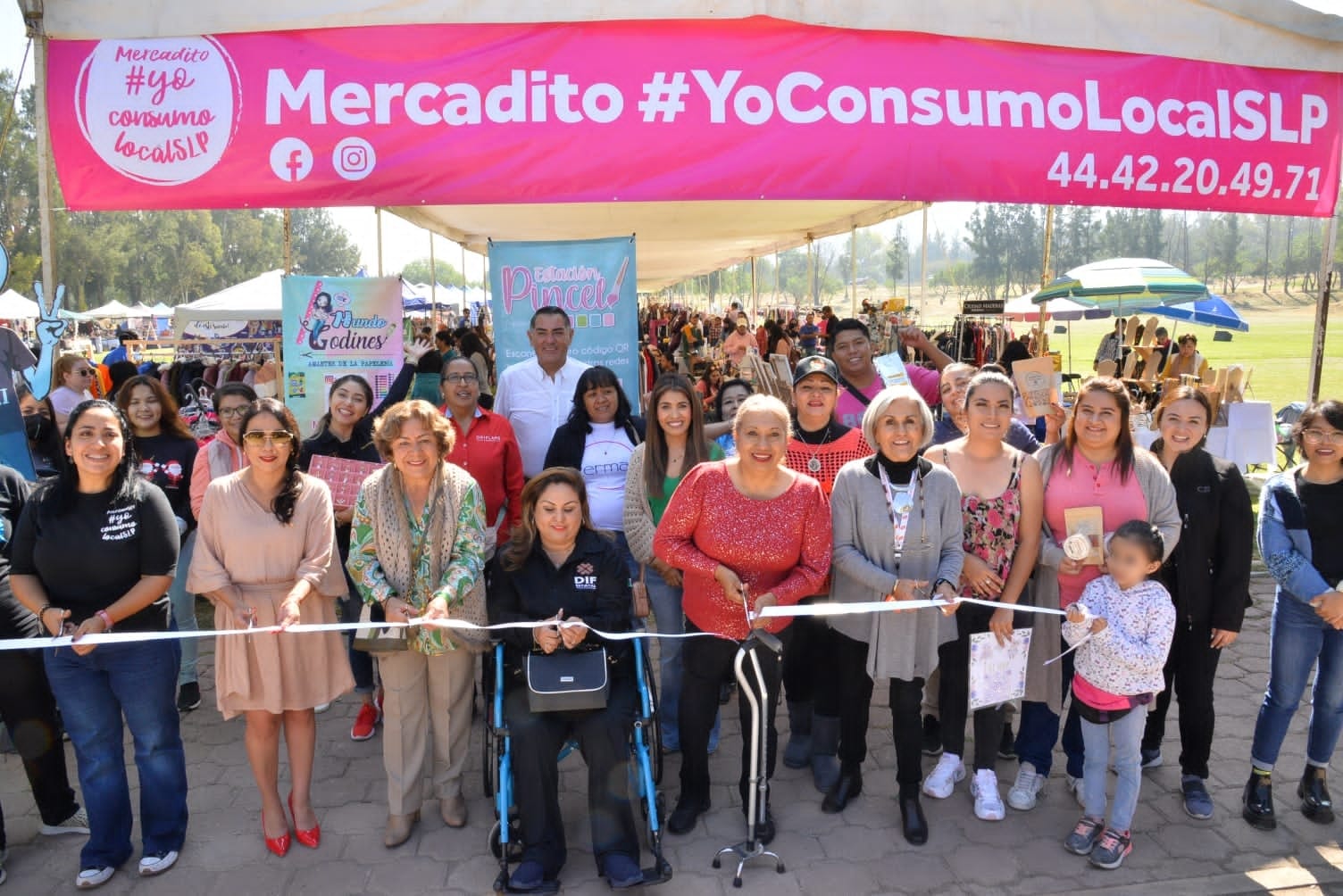 Alcaldesa de Soledad inaugura Mercadito Emprendedoras con causa