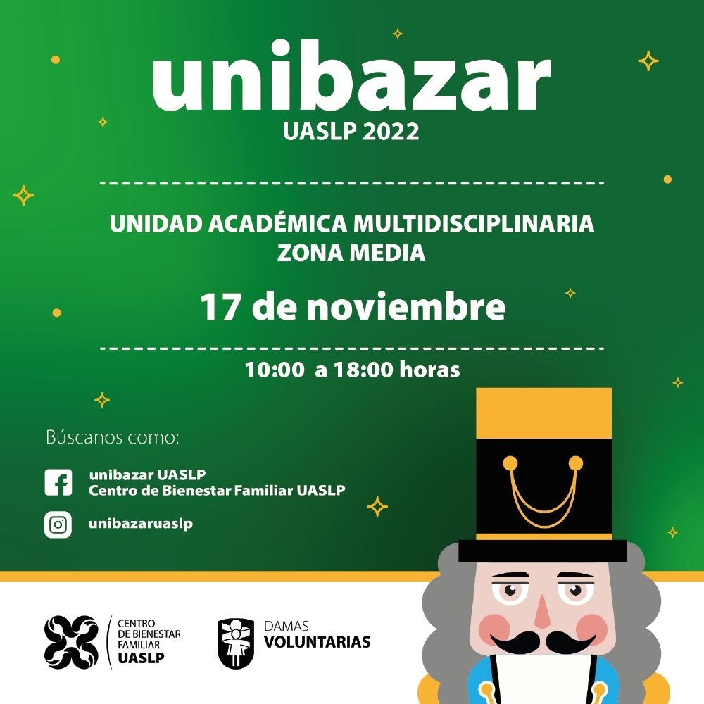 El Unibazar UASLP 2022 está abierto tanto al público en general que podrá realizar sus compras, tanto en efectivo como con tarjetas