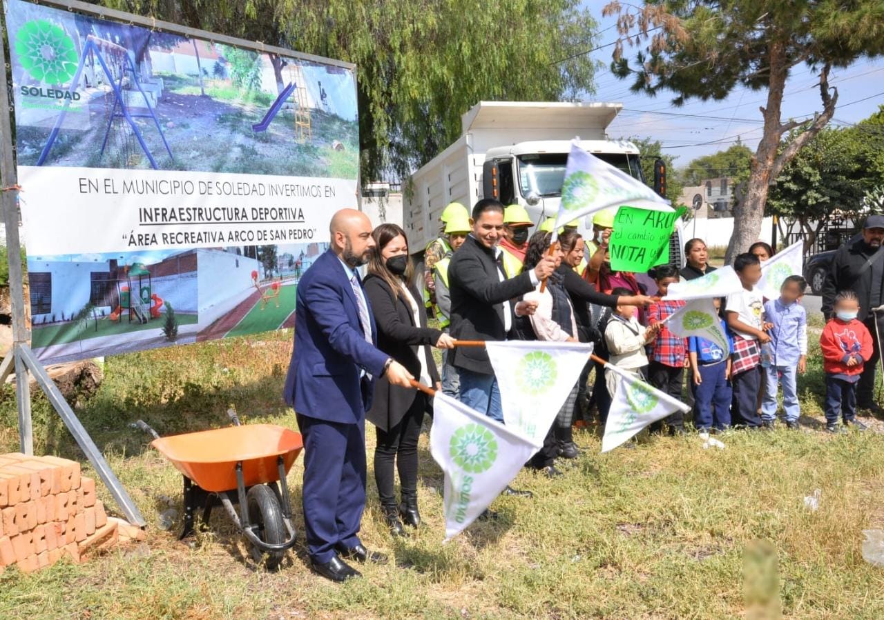 Ayuntamiento de Soledad puso en marcha la construcción de un nuevo parque urbano multifuncional