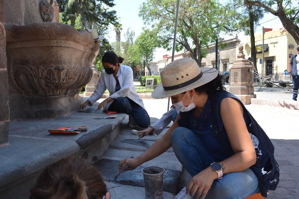 Destaca la colaboración de estudiantes de la licenciatura de Conservación y Restauración de la UASLP.