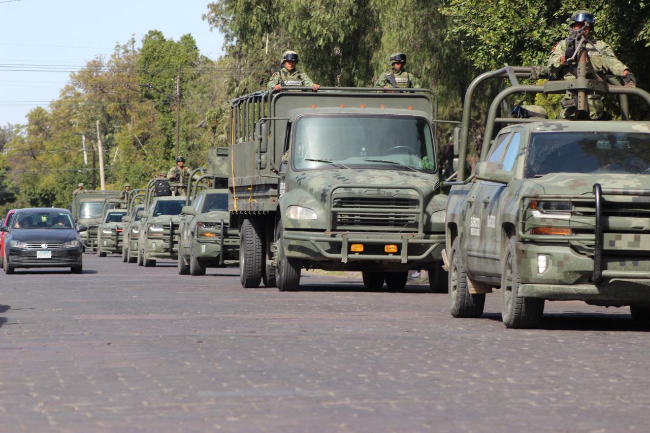 Arriban más elementos militares para reforzar la seguridad en San Luis Potosí