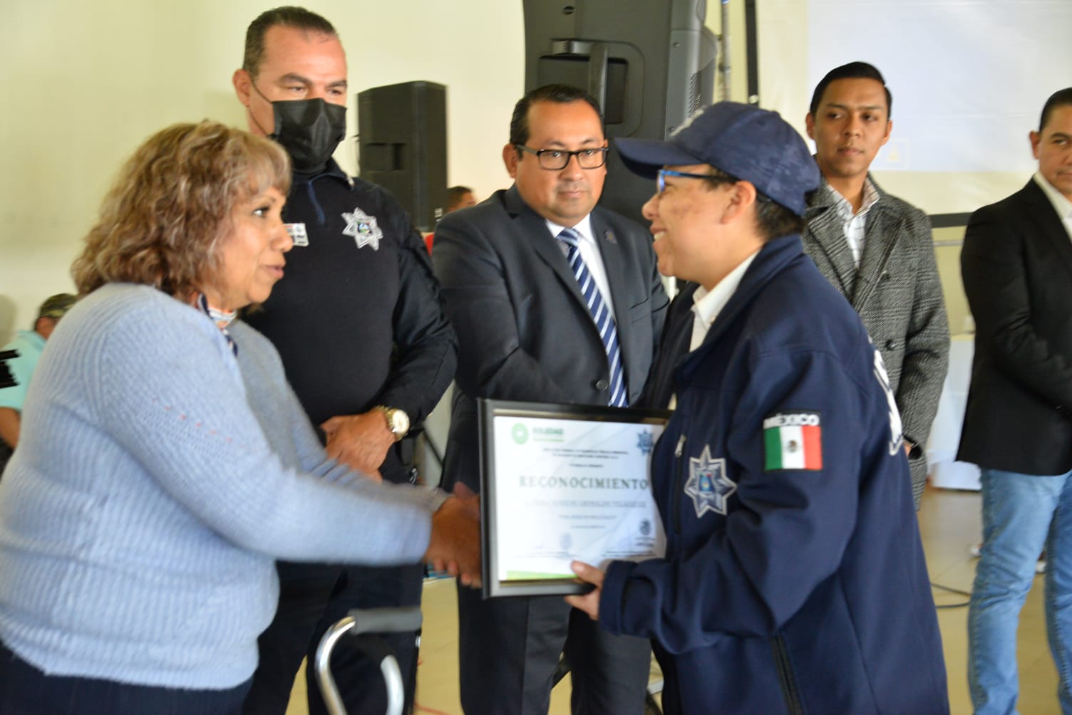 Presidenta municipal de Soledad felicita y reconoce el trabajo de las y los policías