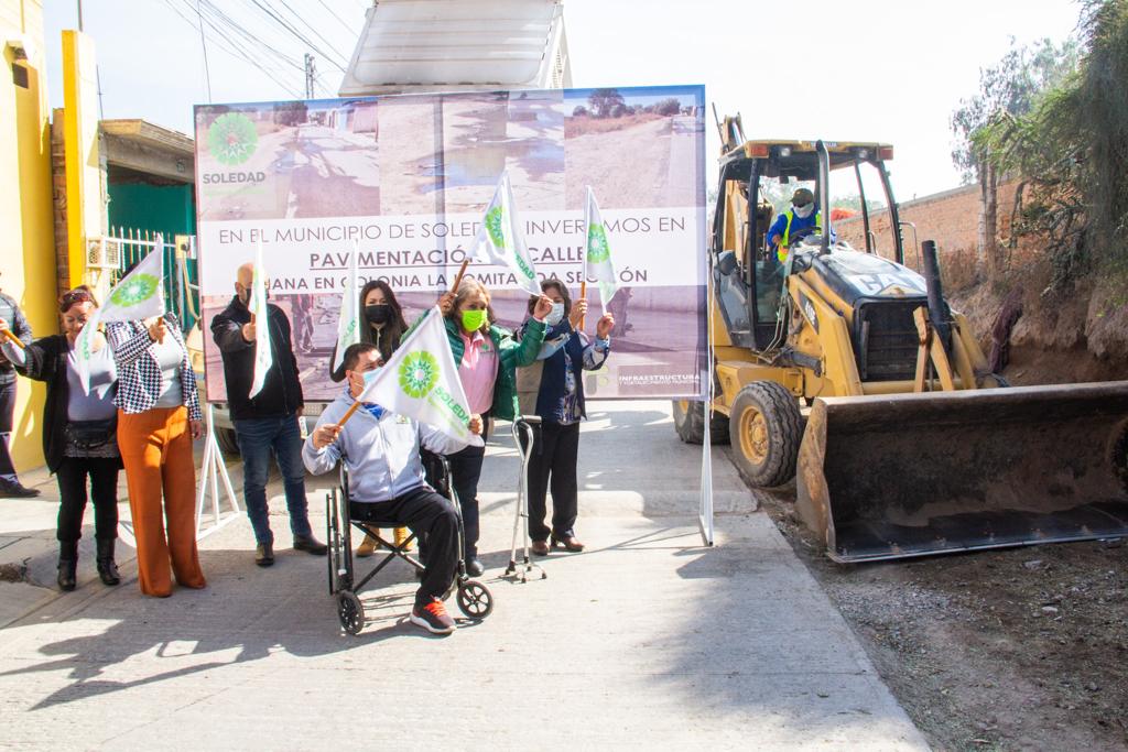 Noyola Cervantes continúa con la pavimentación de calles y avenidas del municipio para mejorar la calidad de vida