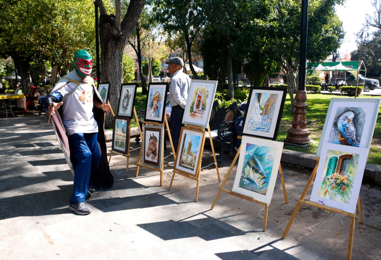 Mientras que el Domingo de Jardín del Arte es un espacio ya consolidado de arte para pintores, grabadores y gente dedicada a las artes