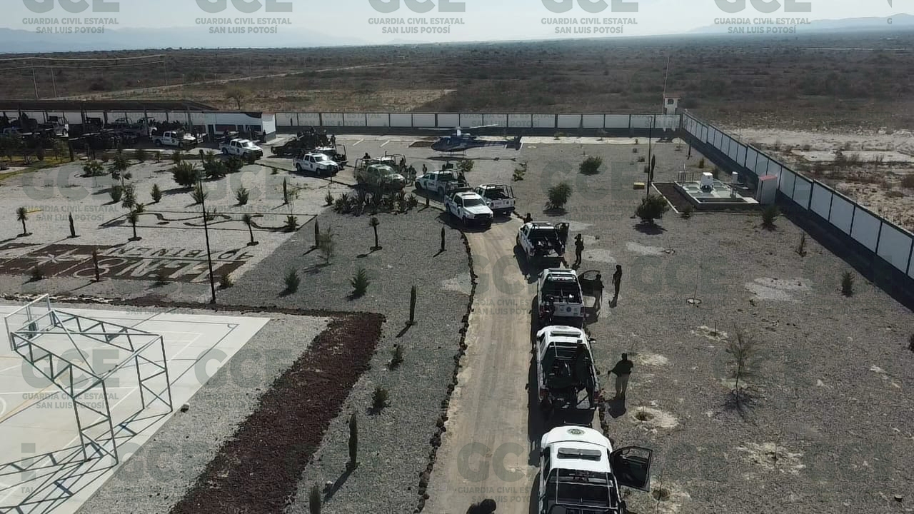 Guardia Civil Estatal (GCE) acudió a diferentes sectores de la zona Altiplano, específicamente en el municipio de Vanegas