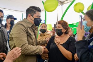 Gallardo Cardona recordó que el Gobierno del cambio rehabilita también las laterales de la carretera 57 hacia Matehuala