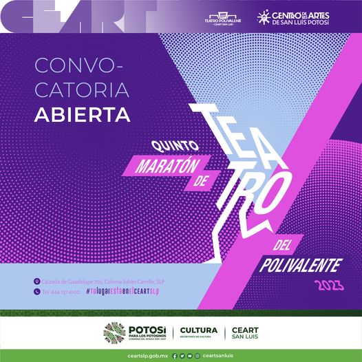 El Maratón se realizará en el CEARTSLP los días 25 y 26 de marzo en conmemoración al Día Mundial del Teatro