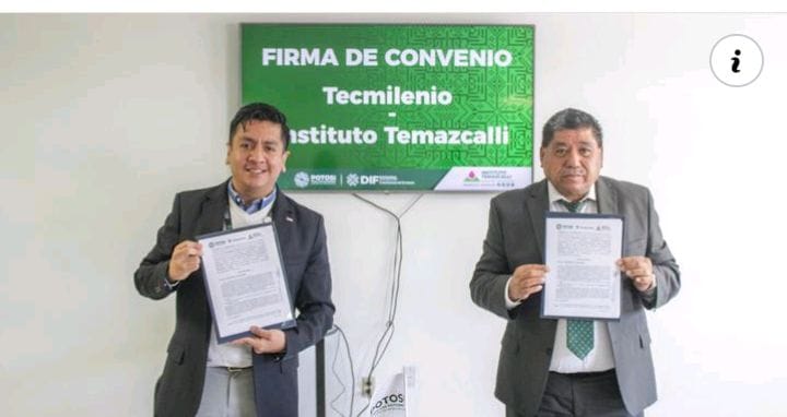 Temazcalli firma convenio de colaboración con la Universidad Tecmilenio