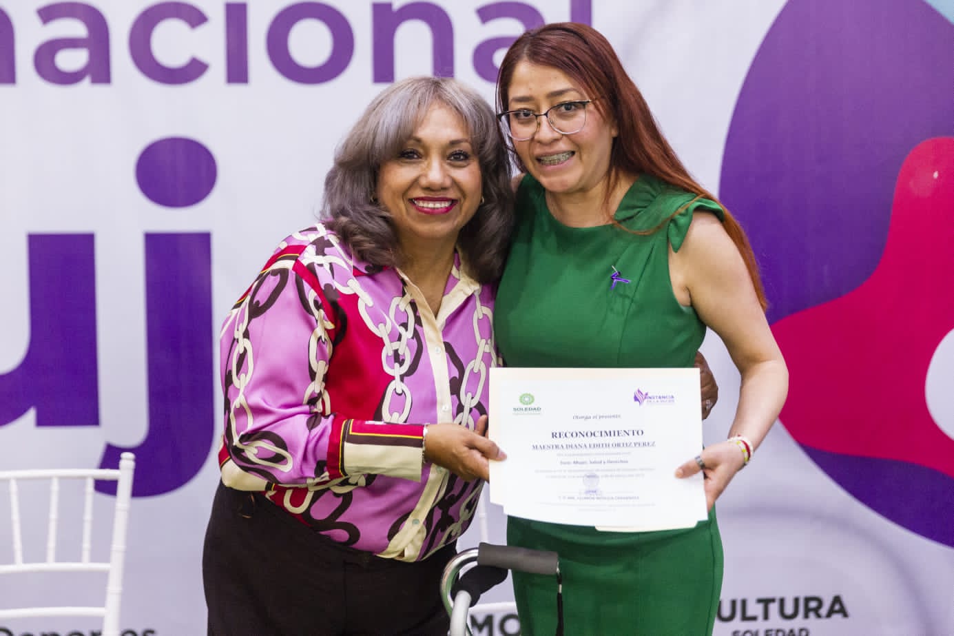 La Presidenta Municipal, Leonor Noyola, destacó el esfuerzo de todas las mujeres soledenses que trabajan por sus familias.
