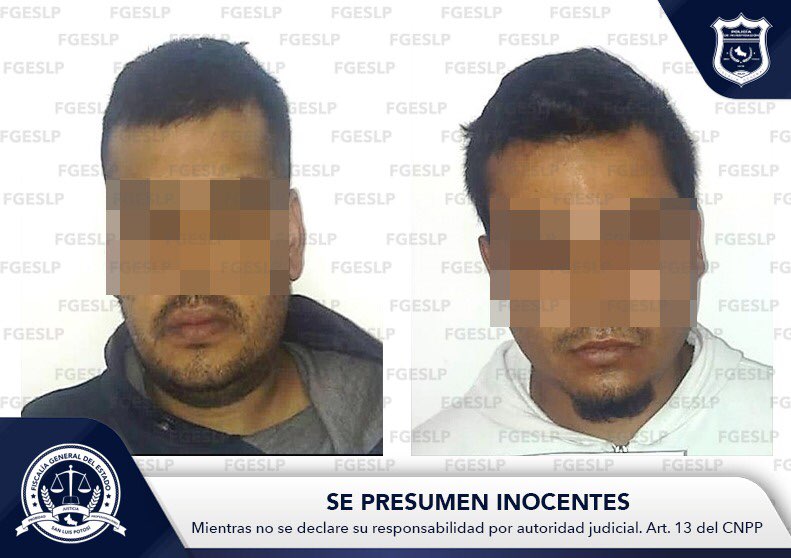 CAPTURA FGE A DOS POSIBLES AGRESORES DE UN AGENTE DE LA PDI EN SLP