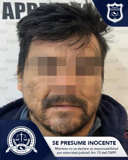 FGESLP detuvo a un hombre que era buscado por autoridades del Estado de México, por contar con una orden de aprehensión.