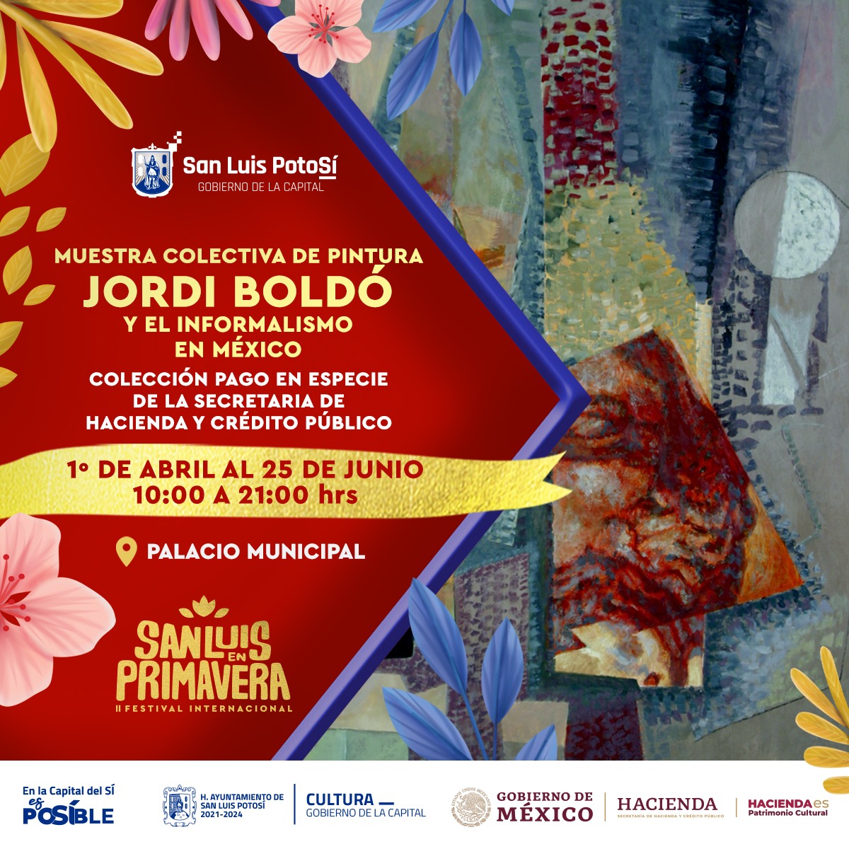 La muestra será inaugurada el 2 de abril con la presencia del maestro Jordi Boldó en SLP y podrá ser disfrutada hasta el 25 de junio.